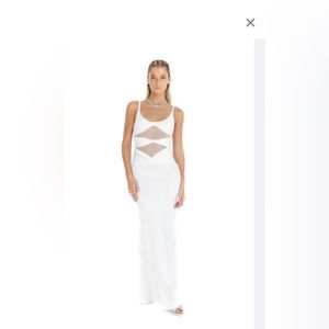 The Bar Quinn Dress Blanc Size 4 *Never Been Worn* with Tags